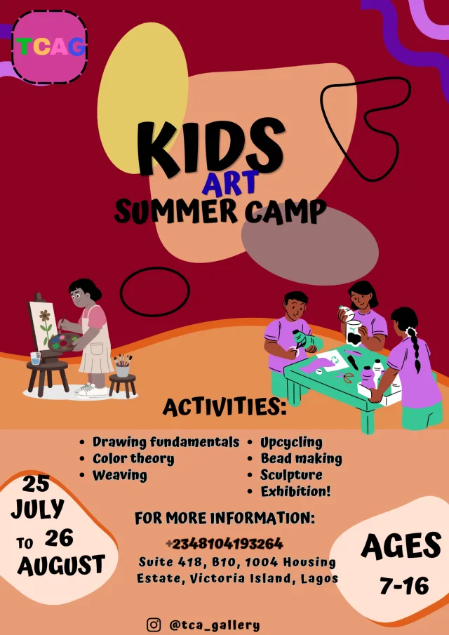 The Children Art Gallery Art Summer Camp! cover