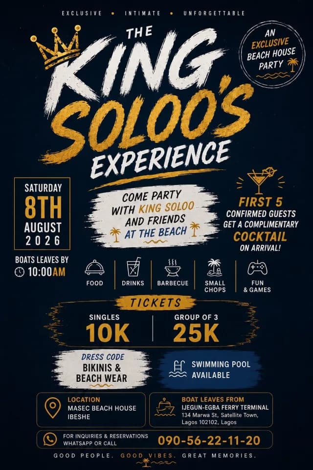 THE KING SOLOO’s EXPERIENCE cover