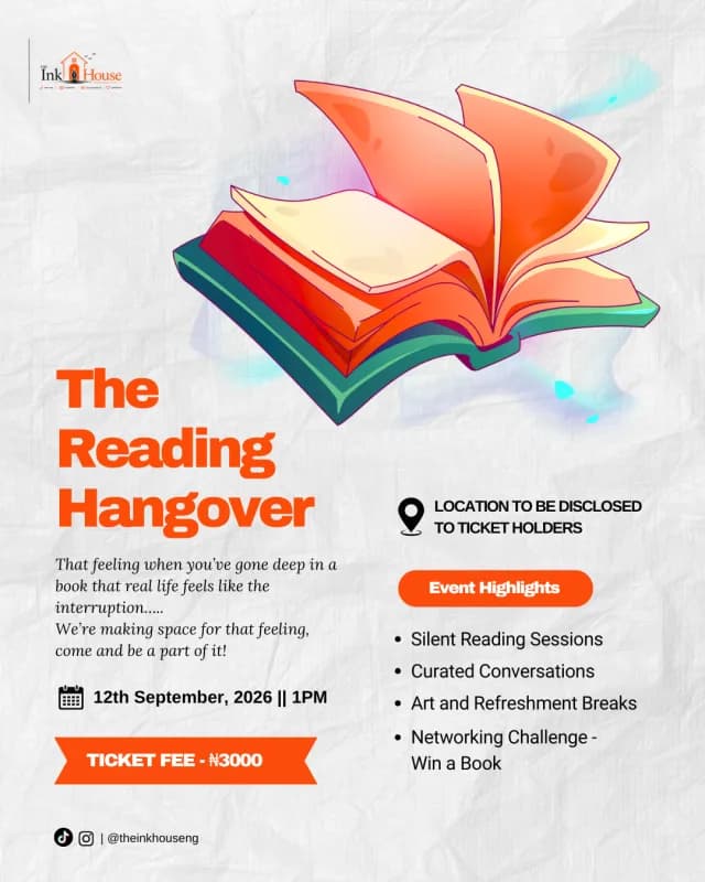 The Reading Hangover cover
