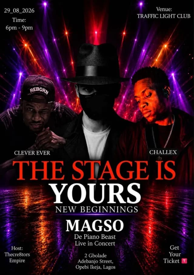 THE STAGE IS YOURS cover