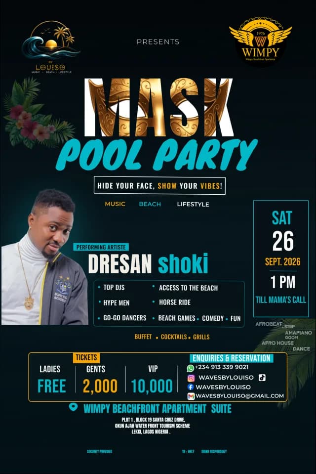Wavesbylouiso Mask Pool Party cover