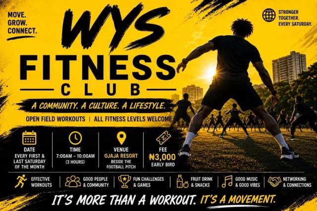 WYS FITNESS CLUB cover